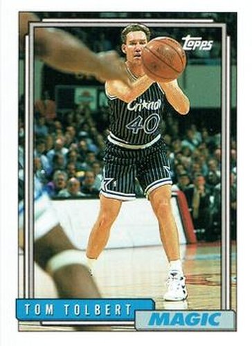 #356 Tom Tolbert - Orlando Magic - 1992-93 Topps Basketball