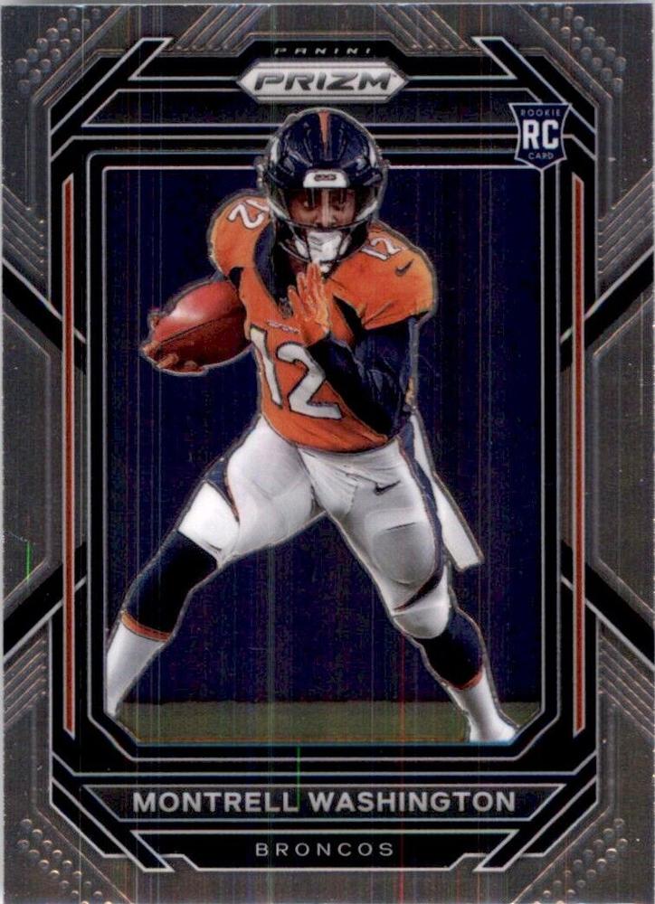 #356 Montrell Washington - Denver Broncos - 2022 Panini Prizm Football