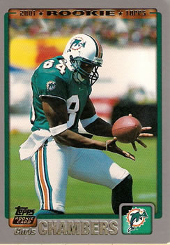 #356 Chris Chambers - Miami Dolphins - 2001 Topps Football
