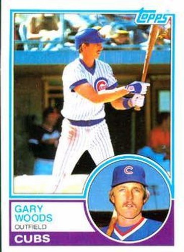 #356 Gary Woods - Chicago Cubs - 1983 Topps Baseball