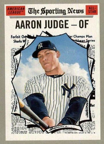 #356 Aaron Judge - New York Yankees - 2019 Topps Heritage Baseball
