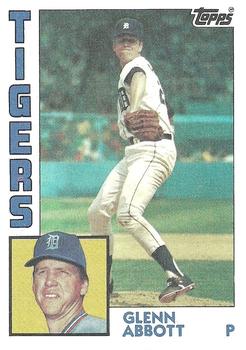 #356 Glenn Abbott - Detroit Tigers - 1984 Topps Baseball