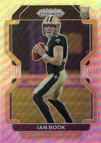 #357 Ian Book - New Orleans Saints - 2021 Panini Prizm - Silver Football