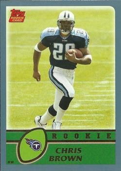 #357 Chris Brown - Tennessee Titans - 2003 Topps Football