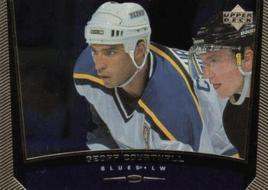 #357 Geoff Courtnall - St. Louis Blues - 1998-99 Upper Deck Gold Reserve Hockey