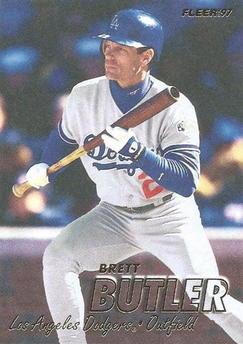 #357 Brett Butler - Los Angeles Dodgers - 1997 Fleer Baseball