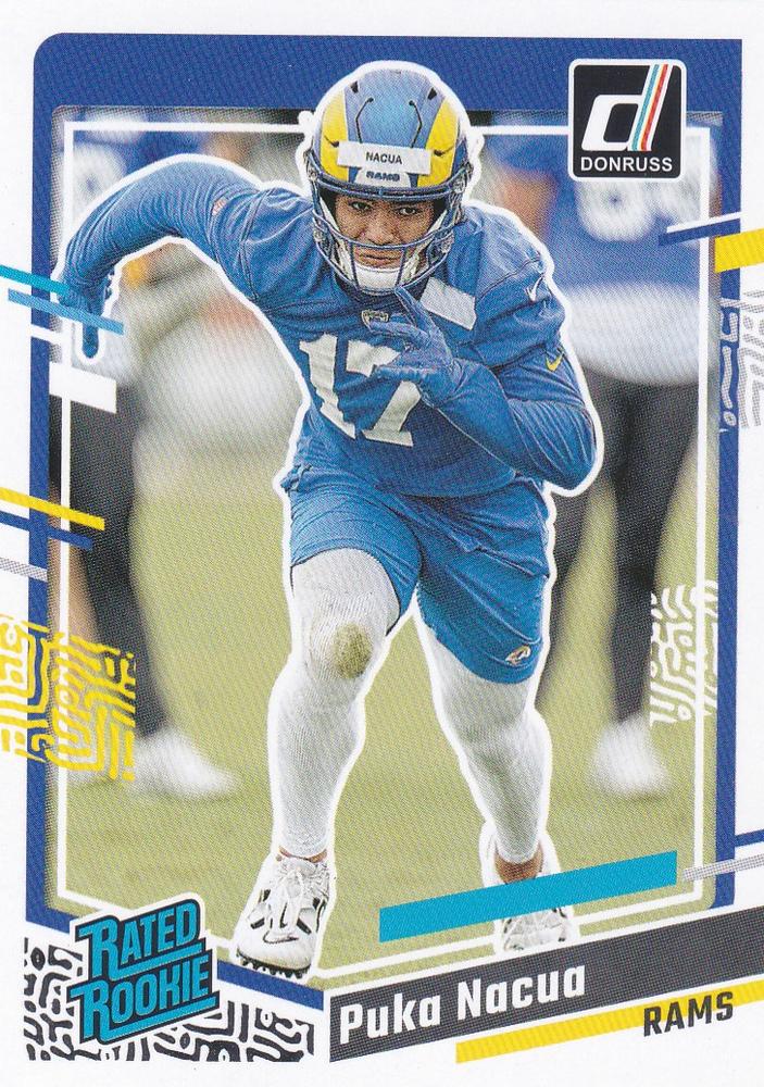 #357 Puka Nacua - Los Angeles Rams - 2023 Donruss Football
