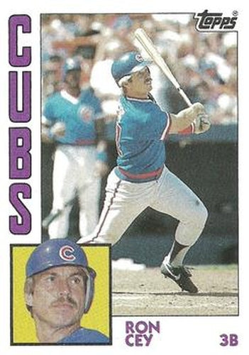 #357 Ron Cey - Chicago Cubs - 1984 Topps Baseball