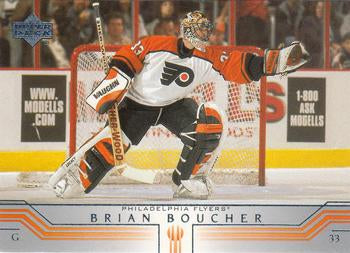#357 Brian Boucher - Philadelphia Flyers - 2001-02 Upper Deck Hockey
