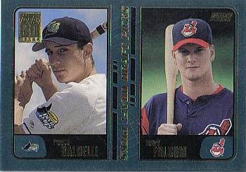#357 Rocco Baldelli / Mark Folsom - Tampa Bay Devil Rays / Cleveland Indians - 2001 Topps Baseball
