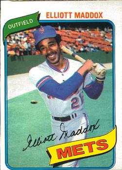 #357 Elliott Maddox - New York Mets - 1980 O-Pee-Chee Baseball