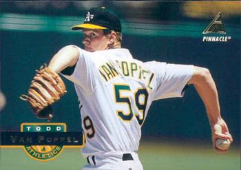 #357 Todd Van Poppel - Oakland Athletics - 1994 Pinnacle Baseball