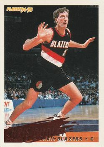 #357 Chris Dudley - Portland Trail Blazers - 1994-95 Fleer Basketball