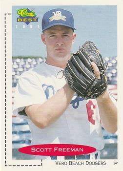 #357 Scott Freeman - Vero Beach Dodgers - 1991 Classic Best Baseball