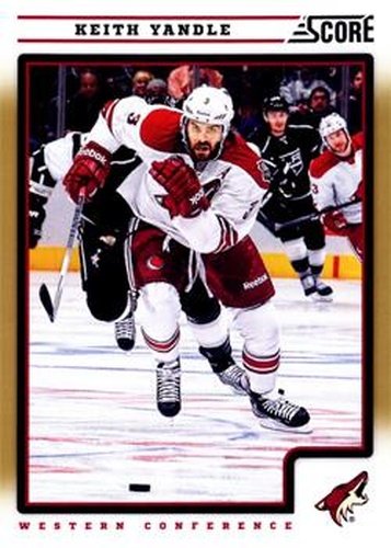 #357 Keith Yandle - Phoenix Coyotes - 2012-13 Score - Gold Rush Hockey