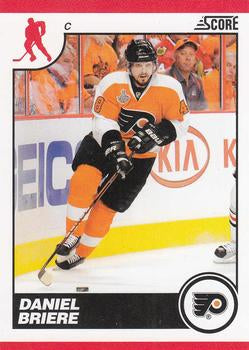 #357 Daniel Briere - Philadelphia Flyers - 2010-11 Score Hockey