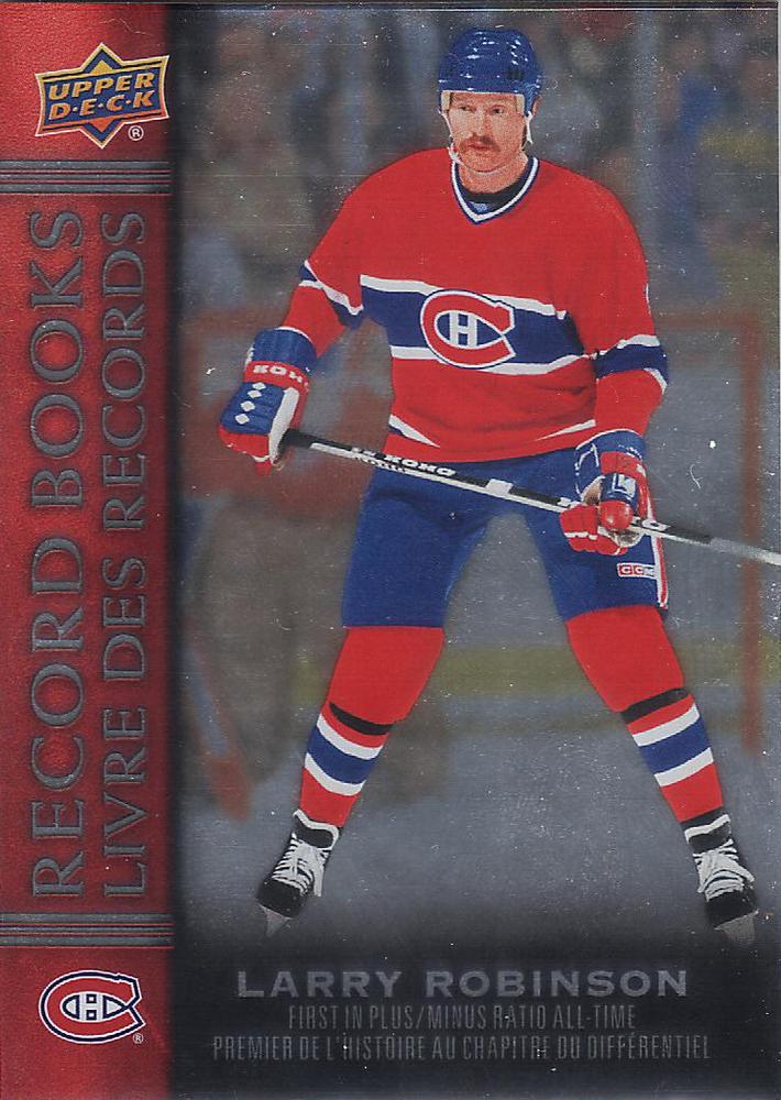 #RB-2 Larry Robinson - Montreal Canadiens - 2023 Upper Deck Tim Hortons Legends - Record Books Hockey
