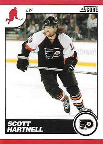 #358 Scott Hartnell - Philadelphia Flyers - 2010-11 Score Hockey