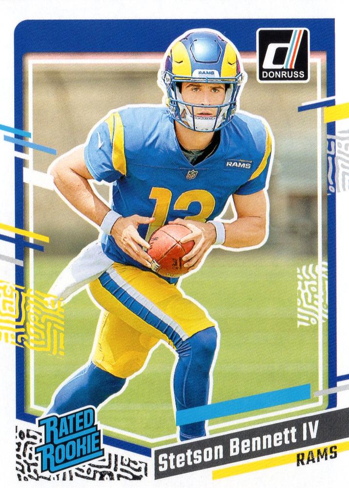 #358 Stetson Bennett IV - Los Angeles Rams - 2023 Donruss Football