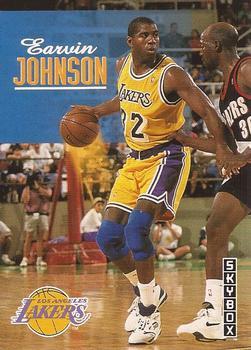 #358 Earvin Johnson - Los Angeles Lakers - 1992-93 SkyBox Basketball
