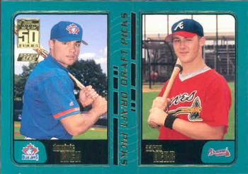 #358 Dominic Rich / Aaron Herr - Toronto Blue Jays / Atlanta Braves - 2001 Topps Baseball