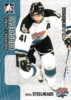 #359 Garett Bembridge - Idaho Steelheads - 2005-06 In The Game Heroes and Prospects Hockey