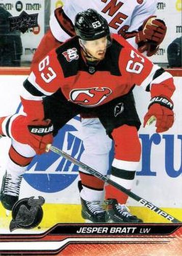 #359 Jesper Bratt - New Jersey Devils -2023-24 Upper Deck Hockey