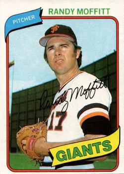 #359 Randy Moffitt - San Francisco Giants - 1980 Topps Baseball