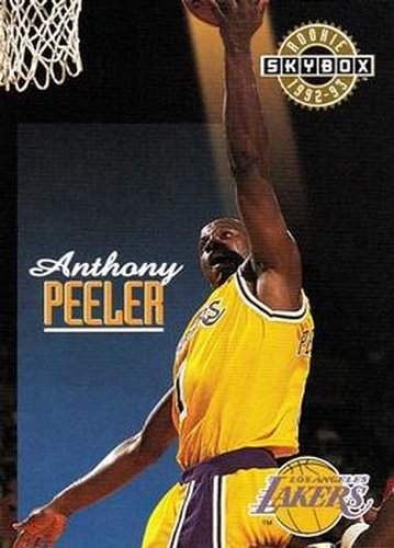#359 Anthony Peeler - Los Angeles Lakers - 1992-93 SkyBox Basketball