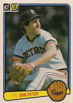#359 Dan Petry - Detroit Tigers - 1983 Donruss Baseball