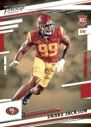 #359 Drake Jackson - San Francisco 49ers - 2022 Panini Prestige Football