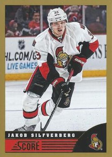#359 Jakob Silfverberg - Ottawa Senators - 2013-14 Score - Gold Hockey