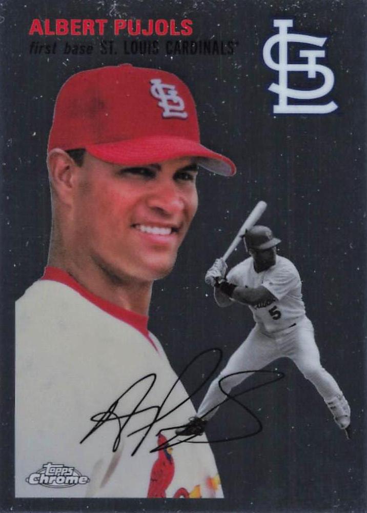 #359 Albert Pujols - St. Louis Cardinals - 2023 Topps Chrome Platinum Anniversary Baseball
