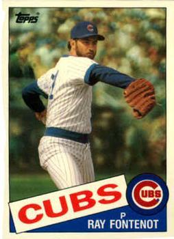 #35T Ray Fontenot - Chicago Cubs - 1985 Topps Traded Baseball