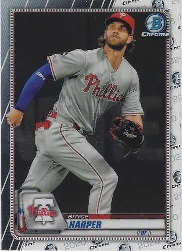 #35 Bryce Harper - Philadelphia Phillies - 2020 Bowman Chrome Baseball