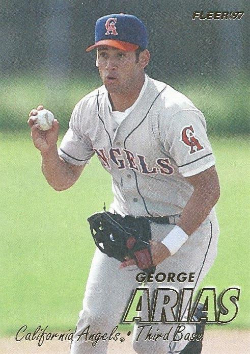 #35 George Arias - California Angels - 1997 Fleer Baseball