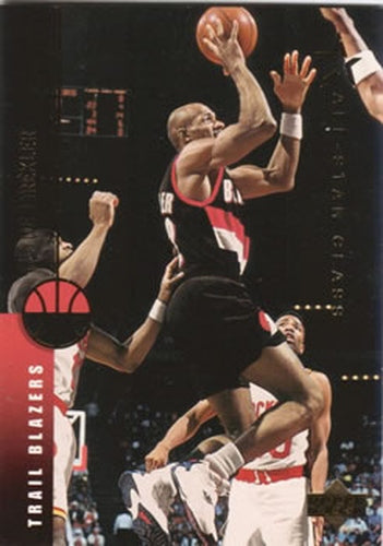 #35 Clyde Drexler - Portland Trail Blazers - 1994-95 Upper Deck Basketball