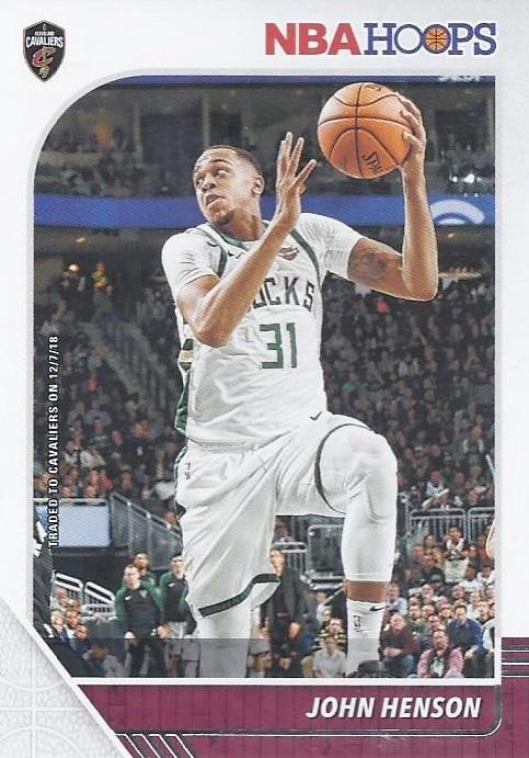 #35 John Henson - Cleveland Cavaliers - 2019-20 Hoops Basketball