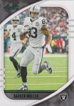 #35 Darren Waller - Las Vegas Raiders - 2020 Panini Absolute - Green Football