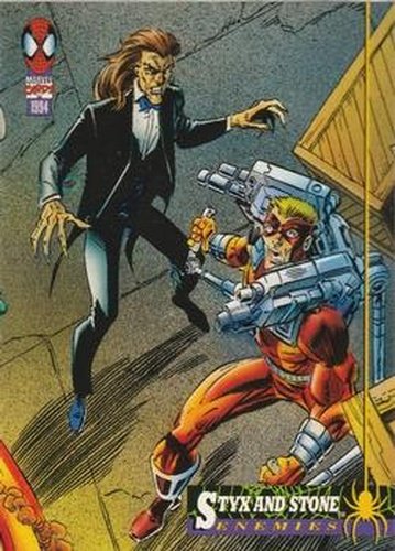 #35 Styx and Stone - 1994 Fleer The Amazing Spider-Man