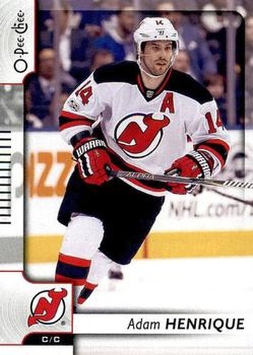 #35 Adam Henrique - New Jersey Devils - 2017-18 O-Pee-Chee Hockey