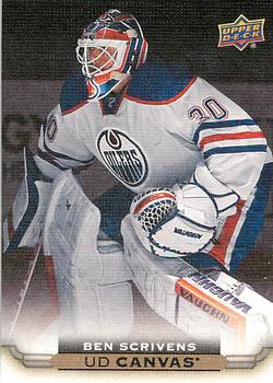 #C35 Ben Scrivens - Edmonton Oilers - 2015-16 Upper Deck - UD Canvas Hockey