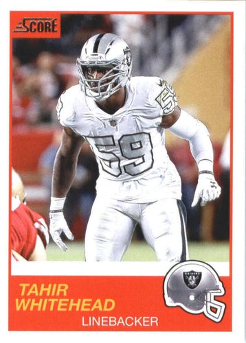 #35 Tahir Whitehead - Oakland Raiders - 2019 Score Football