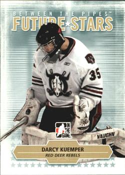 #35 Darcy Kuemper - Red Deer Rebels - 2009-10 In The Game Between The Pipes Hockey