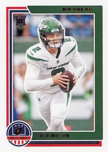 #STS-ZWI Zach Wilson - New York Jets - 2021 Panini Chronicles - Stars and Stripes Football