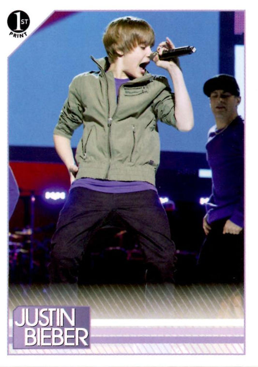 #35 At Nickelodeon's Annual Upfront Presentation i - 2010 Panini Justin Bieber