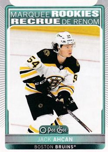 #635 Jack Ahcan - Boston Bruins - 2021-22 O-Pee-Chee Hockey
