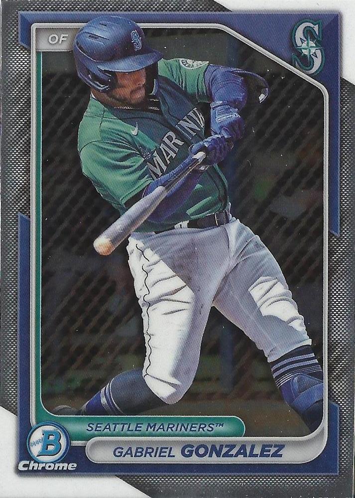 #BCP-35 Gabriel Gonzalez - Seattle Mariners - 2024 Bowman - Chrome Prospects Baseball