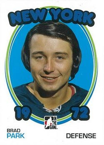 #35 Brad Park - New York Rangers - 2009-10 In The Game 1972 The Year In Hockey