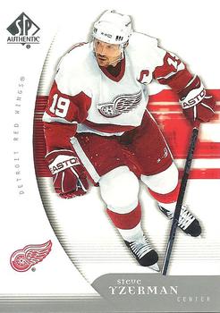 #35 Steve Yzerman - Detroit Red Wings - 2005-06 SP Authentic Hockey
